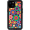 Psychedelic Circles iPhone 15 Plus Waterproof Case